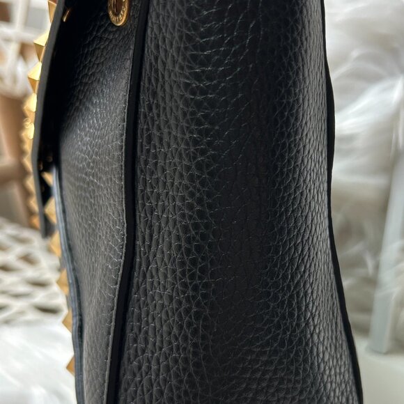 Valentino Rockstud Crossbody/Shoulder Bag in Black with Gold Hardware - Picture 17 of 17